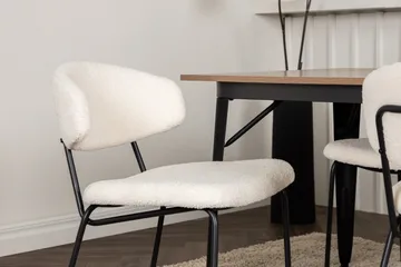 Tempe Matgrupp 140 cm Rektangulär med 4 Chico Stolar - Valnöt - Möbler - Bord & matgrupp - Matgrupp