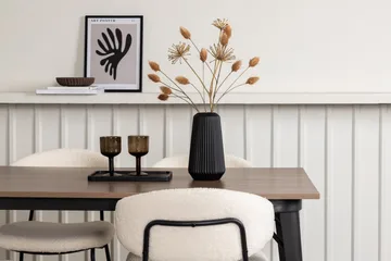 Tempe Matgrupp 140 cm Rektangulär med 4 Chico Stolar - Valnöt - Möbler - Bord & matgrupp - Matgrupp