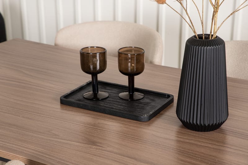 Tempe Matgrupp 140 cm Rektangulär med 4 Modesto stolar - Beige - Möbler - Bord & matgrupp - Matgrupp