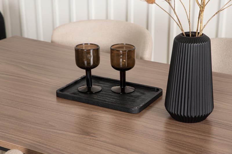 Tempe Matgrupp 140 cm Rektangulär med 4 Modesto stolar - Beige - Möbler - Bord & matgrupp - Matgrupp