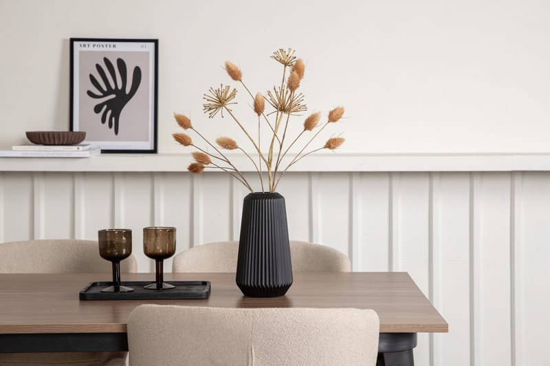 Tempe Matgrupp 140 cm Rektangulär med 4 Modesto stolar - Beige - Möbler - Bord & matgrupp - Matgrupp