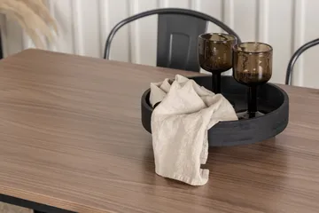 Tempe Matgrupp 140 cm Rektangulär med 4 Tempe stolar - Valnöt - Möbler - Bord & matgrupp - Matgrupp