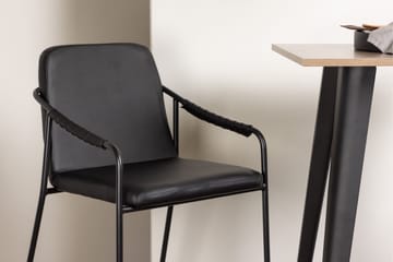 Tempe Matgrupp 60 cm Rektangulär med 2 Bella stolar - Svart - Möbler - Bord & matgrupp - Matgrupp