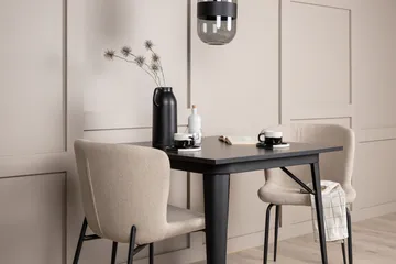 Tempe Matgrupp 80 cm Rektangulär med 2 Modesto stolar - Beige - Möbler - Bord & matgrupp - Matgrupp