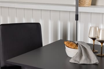 Tempe Matgrupp 80 cm Rektangulär med 2 Today stolar - Svart - Möbler - Bord & matgrupp - Matgrupp