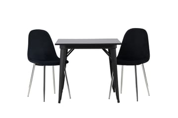 Tempe Matgrupp 80 cm Rektangulär med 2 Polar stolar