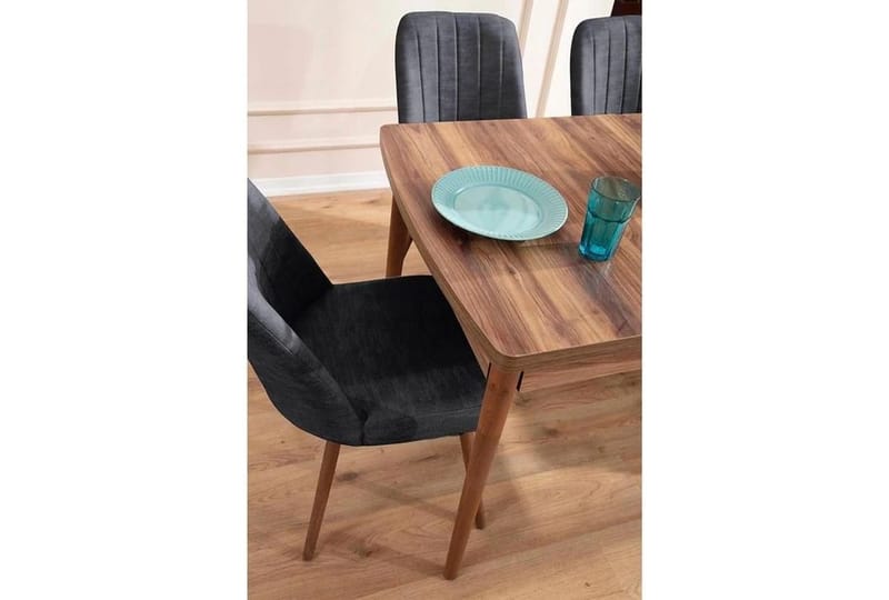 Teral Matgrupp Förlängningsbar 130-170 cm med 4 Stolar - Möbler - Bord & matgrupp - Matgrupp