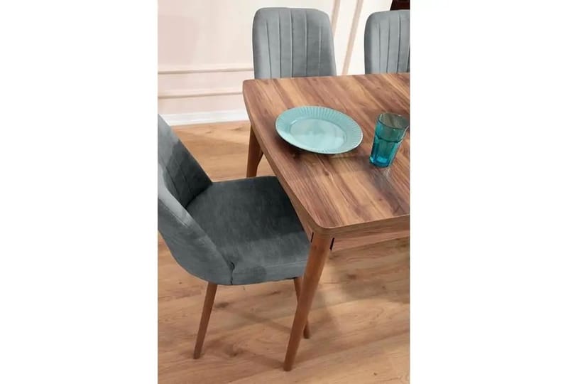 Teral Matgrupp Förlängningsbar 130-170 cm med 4 Stolar - Möbler - Bord & matgrupp - Matgrupp