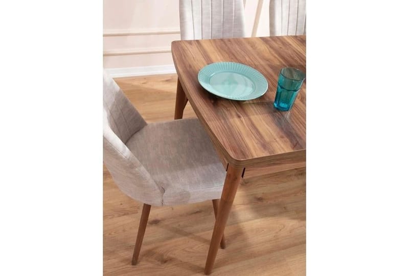 Teral Matgrupp Förlängningsbar 130-170 cm med 6 Stolar - Möbler - Bord & matgrupp - Matgrupp