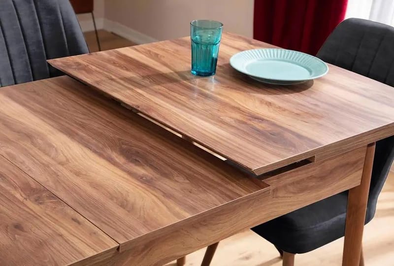 Teral Matgrupp Förlängningsbar 130-170 cm med 6 Stolar - Möbler - Bord & matgrupp - Matgrupp