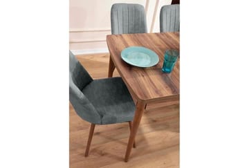 Teral Matgrupp Förlängningsbar 130-170 cm med 6 Stolar - Möbler - Bord & matgrupp - Matgrupp