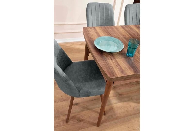 Teral Matgrupp Förlängningsbar 130-170 cm med 6 Stolar - Möbler - Bord & matgrupp - Matgrupp