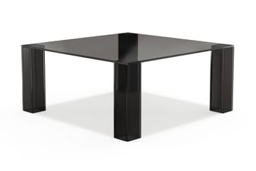 Tetsuya Kvadratiskt Soffbord 90x90x30 cm i Glas - Svart - Möbler - Bord & matgrupp - Soffbord