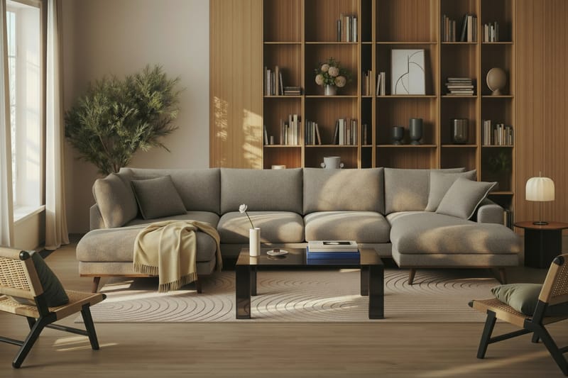 Tetsuya Kvadratiskt Soffbord 90x90x30 cm i Glas - Svart - Möbler - Bord & matgrupp - Soffbord