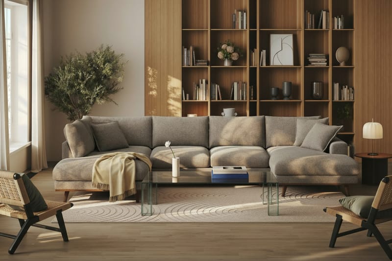 Tetsuya Rektangulärt Soffbord 140x60x30 cm i Glas - Transparent - Möbler - Bord & matgrupp - Soffbord