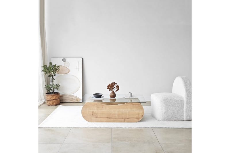 Tevrin Soffbord 105 cm - Natural - Möbler - Bord & matgrupp - Soffbord