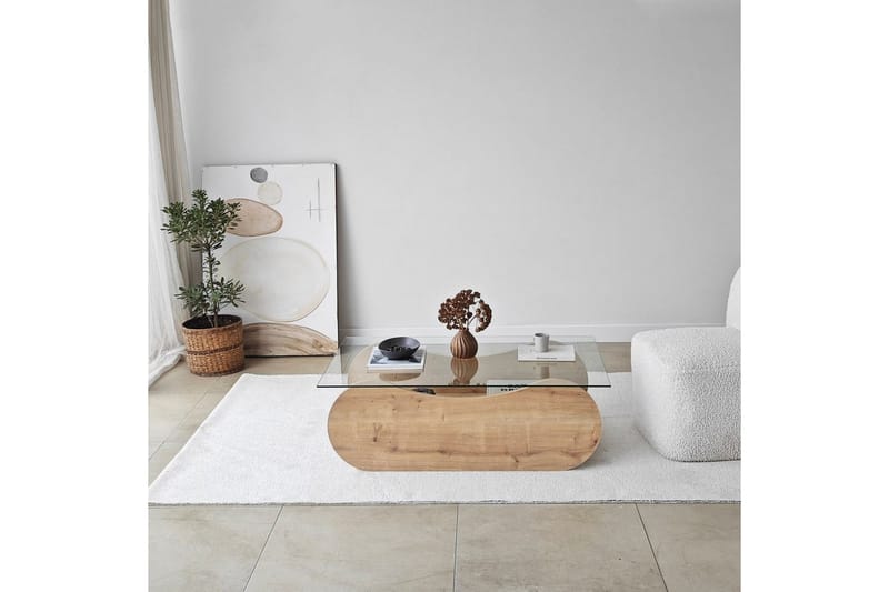 Tevrin Soffbord 105 cm - Natural - Möbler - Bord & matgrupp - Soffbord