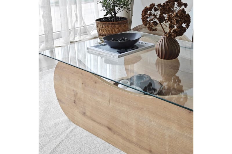 Tevrin Soffbord 105 cm - Natural - Möbler - Bord & matgrupp - Soffbord