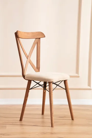 Toolenpas Matgrupp Bord 130 cm + 4 Stolar - Brun - Möbler - Bord & matgrupp - Matgrupp