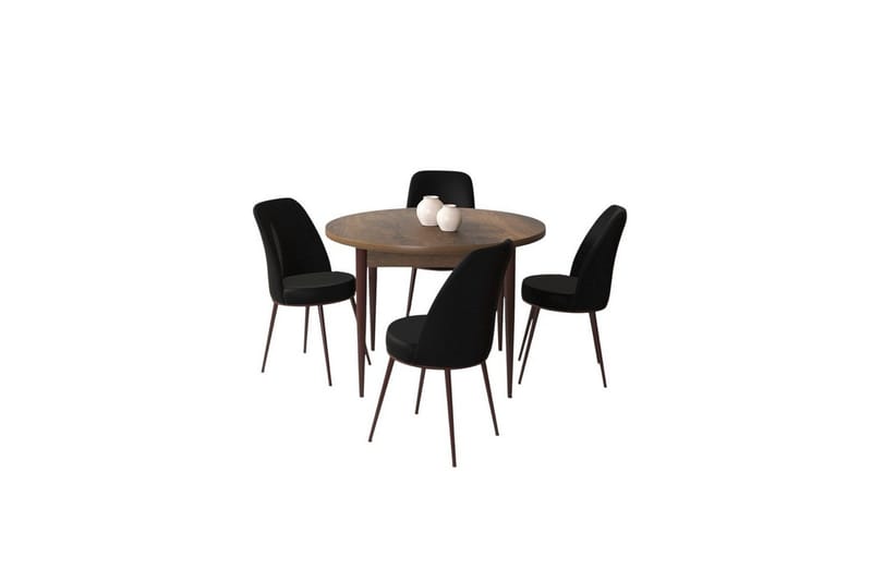 Tor Matgrupp 4-sits, Brun/Svart