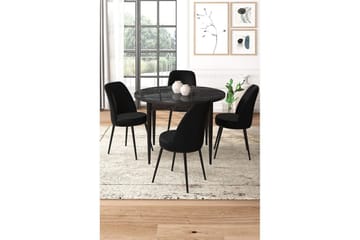 Tor Matgrupp 4-sits - Svart - Möbler - Bord & matgrupp - Matgrupp