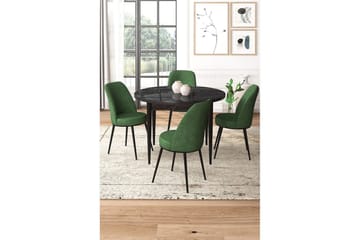 Tor Matgrupp 4-sits - Svart/Beige - Möbler - Bord & matgrupp - Matgrupp