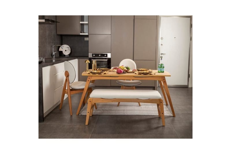 Touch Matgrupp 160 cm Rektangulär - Natur - Möbler - Bord & matgrupp - Matgrupp