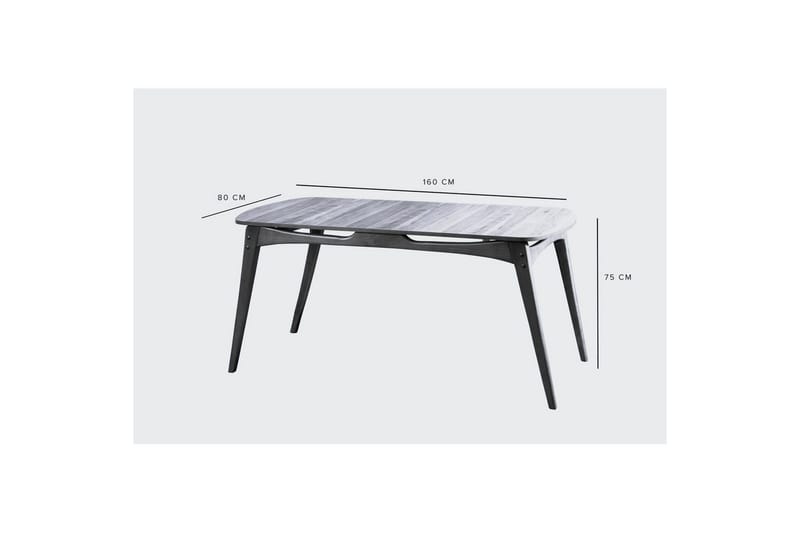 Touch Matgrupp 160 cm Rektangulär - Natur - Möbler - Bord & matgrupp - Matgrupp