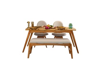 Touch Matgrupp 160 cm Rektangulär - Natur - Möbler - Bord & matgrupp - Matgrupp