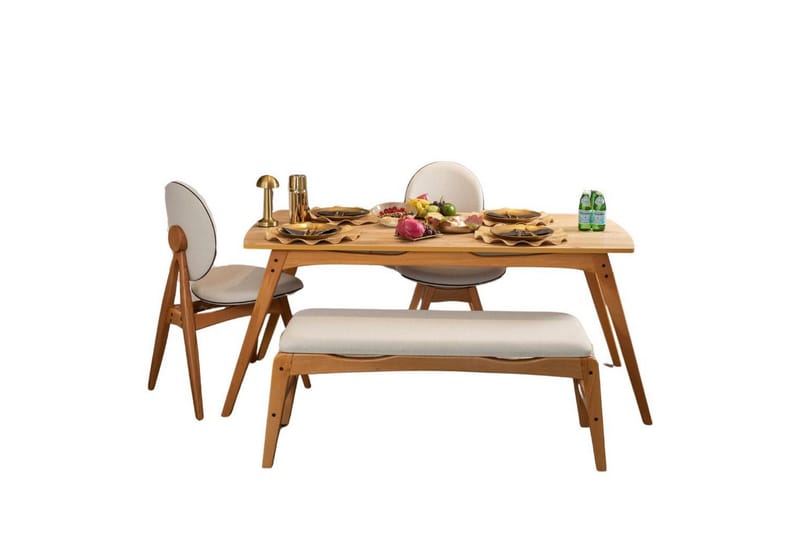 Touch Matgrupp 160 cm Rektangulär - Natur - Möbler - Bord & matgrupp - Matgrupp