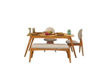 Touch Matgrupp 160 cm Rektangulär - Natur - Möbler - Bord & matgrupp - Matgrupp