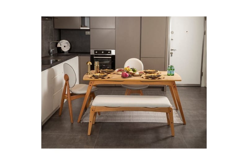 Touch Matgrupp 160 cm Rektangulär - Natur - Möbler - Bord & matgrupp - Matgrupp