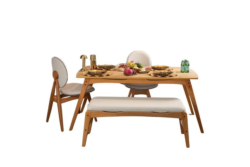 Touch Matgrupp 160 cm Rektangulär - Natur - Möbler - Bord & matgrupp - Matgrupp