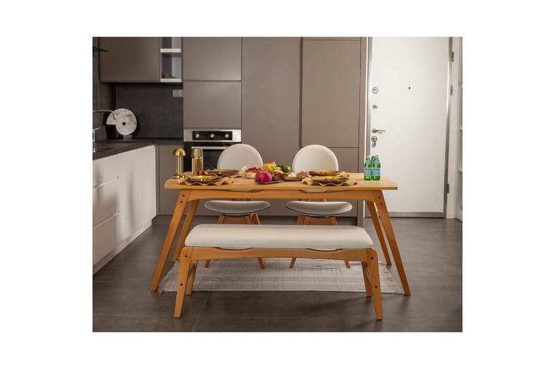 Touch Matgrupp 160 cm Rektangulär - Natur - Möbler - Bord & matgrupp - Matgrupp