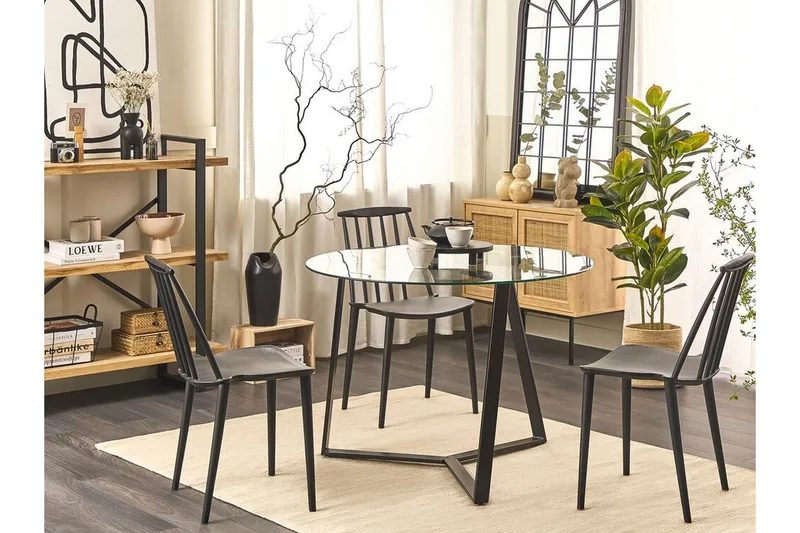 Triggiano Matbord 100 cm - Svart - Möbler - Bord & matgrupp - Matbord & köksbord