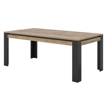 Tudor Rektangulärt Matbord 195 cm i Trä - Svart|Brun - Möbler - Bord & matgrupp - Matbord & köksbord