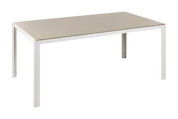 Tuiriz Matbord 160x91 cm - Beige/Vit - Möbler - Bord & matgrupp - Matbord & köksbord