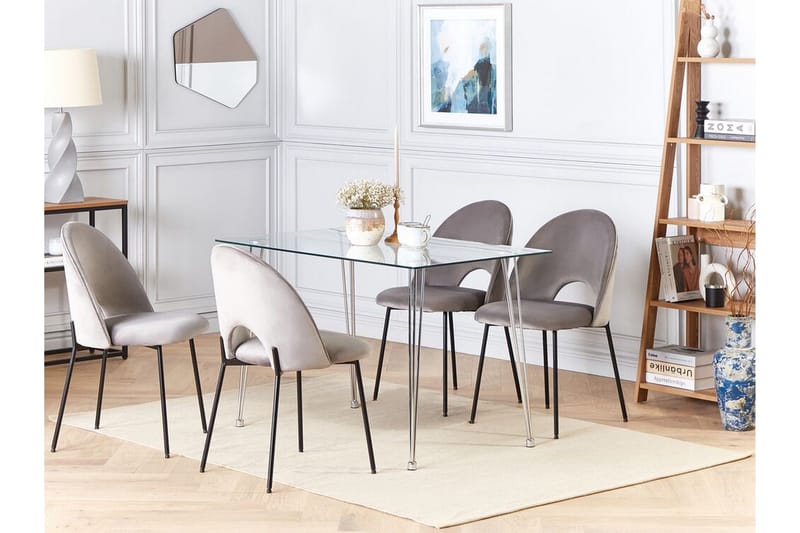 Tullne Matbord 70x120 cm - transparent/Silver - Möbler - Bord & matgrupp - Matbord & köksbord