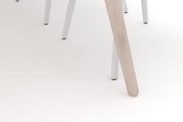 Tyrö Matgrupp 190 cm med 6 st Tyrö Karmstolar - Vitlaserad ek|Vit - Möbler - Bord & matgrupp - Matgrupp