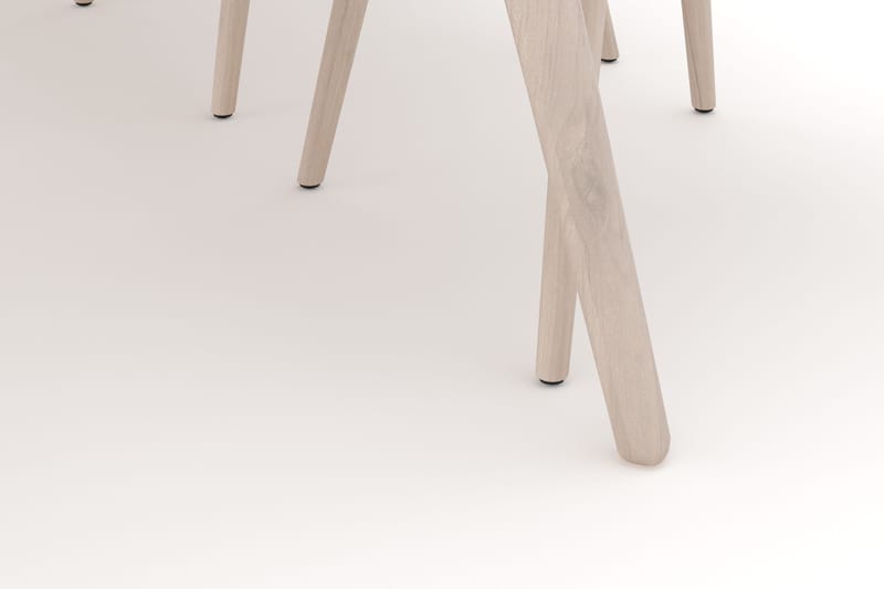 Tyrö Matgrupp med 6 st Tyrö Karmstolar - Whitewash/Whitewash - Möbler - Bord & matgrupp - Matgrupp