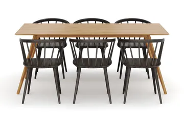 Tyrö Matgrupp med 6 st Tyrö Karmstolar - Möbler - Bord & matgrupp - Matgrupp