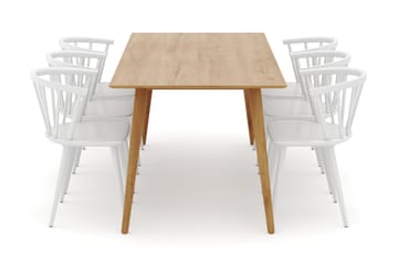 Tyrö Matgrupp med 6 st Tyrö Karmstolar - Möbler - Bord & matgrupp - Matgrupp