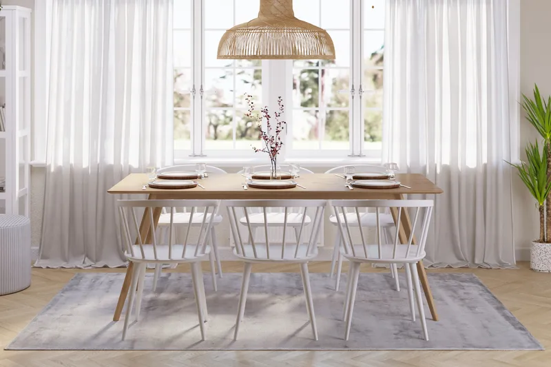 Tyrö Matgrupp med 6 st Tyrö Karmstolar - Möbler - Bord & matgrupp - Matgrupp