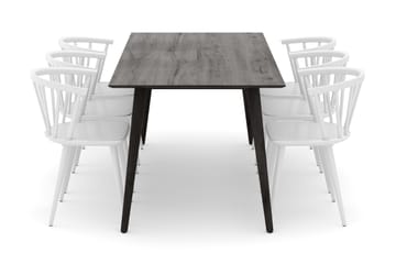 Tyrö Matgrupp med 6 st Tyrö Karmstolar - Möbler - Bord & matgrupp - Matgrupp