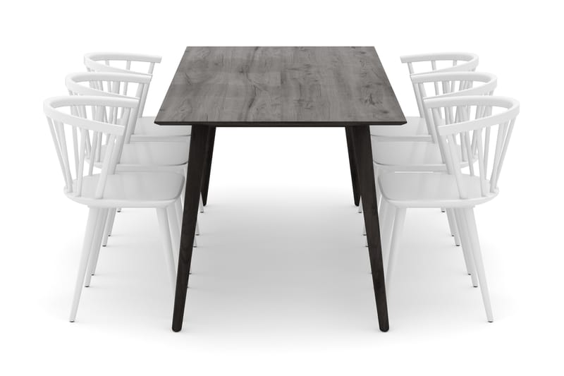 Tyrö Matgrupp med 6 st Tyrö Karmstolar - Möbler - Bord & matgrupp - Matgrupp