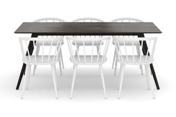 Tyrö Matgrupp med 6 st Tyrö Karmstolar - Möbler - Bord & matgrupp - Matgrupp