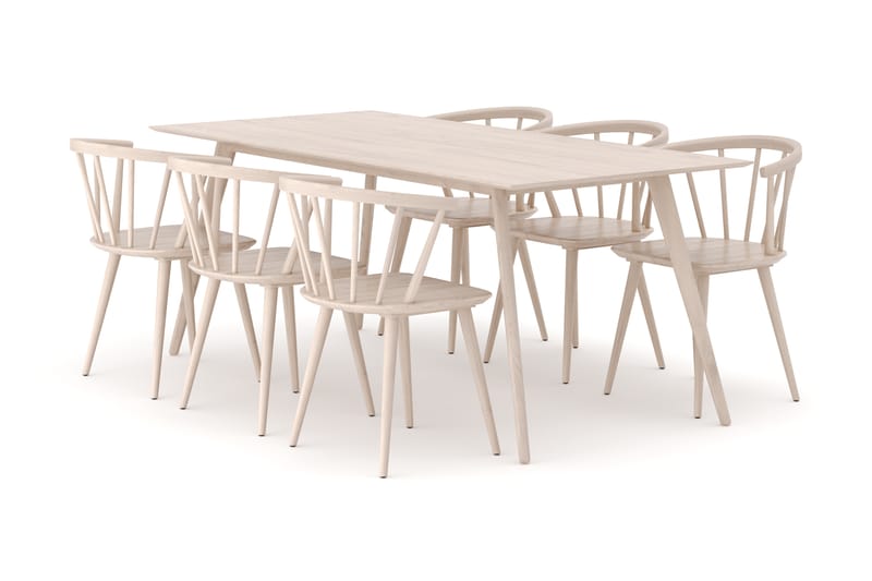 Tyrö Matgrupp med 6 st Tyrö Karmstolar