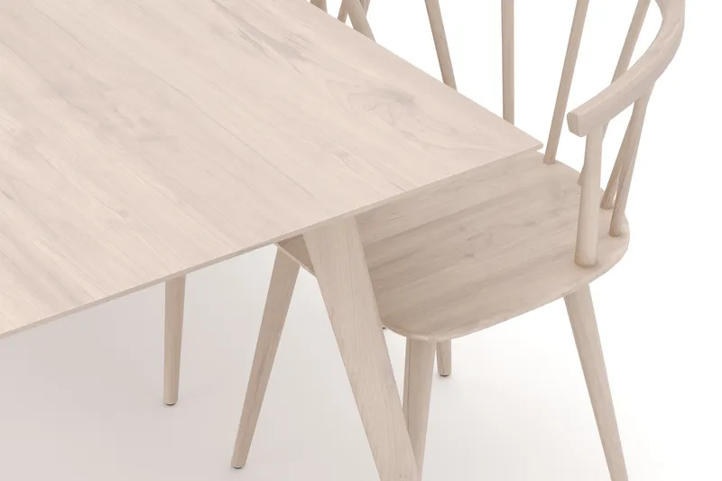 Tyrö Matgrupp med 6 st Tyrö Karmstolar - Möbler - Bord & matgrupp - Matgrupp