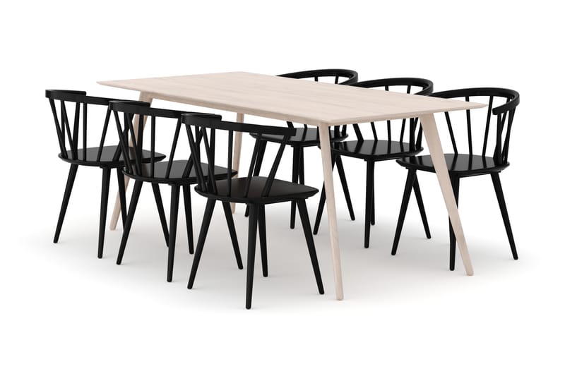 Tyrö Matgrupp med 6 st Tyrö Karmstolar