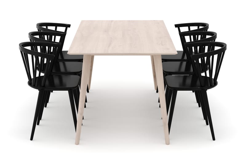 Tyrö Matgrupp med 6 st Tyrö Karmstolar - Möbler - Bord & matgrupp - Matgrupp